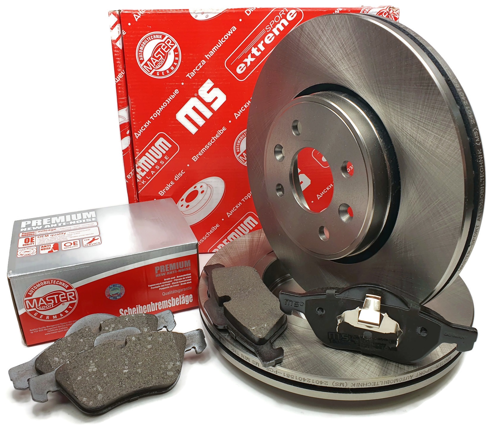 24012402211-PCS-MS - ДИСКИ КОЛОДКИ ПЕРЕДНИЕ RENAULT MEGANE 3 SCENIC 3