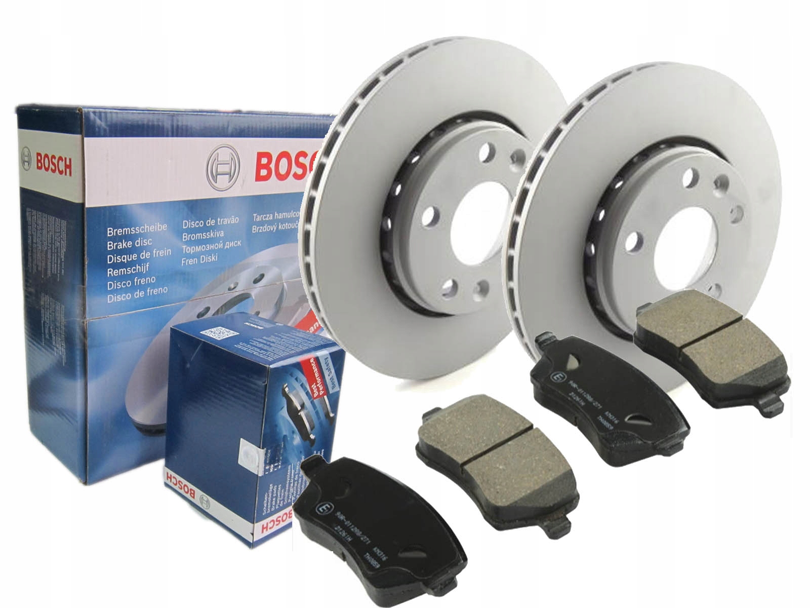 ДИСКИ КОЛОДКИ BOSCH ПЕРЕДНІ DACIA DUSTER 280MM