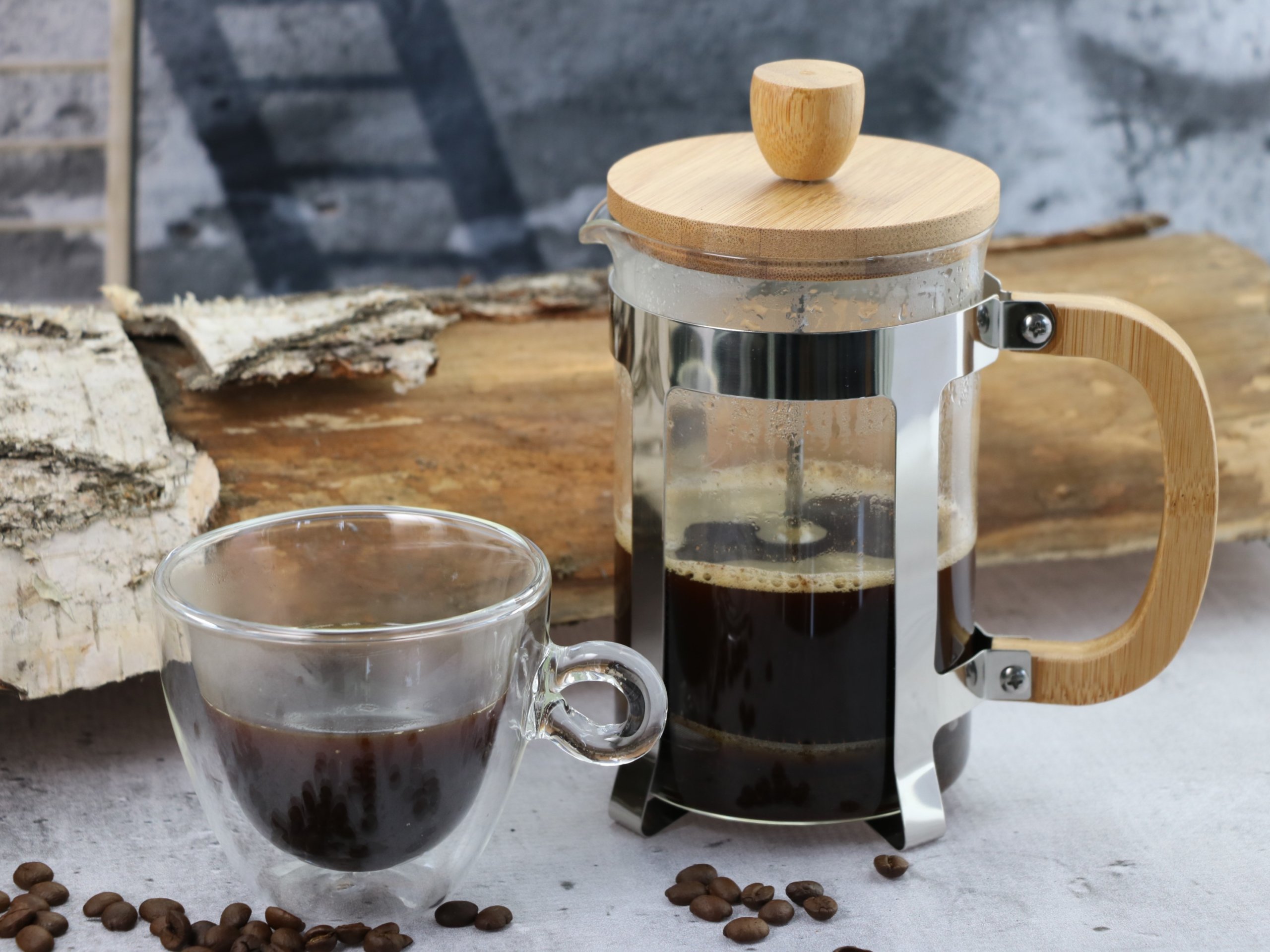 Zaparzacz do kawy lub herbaty BAMBUS 800 ml Marka MPLCo