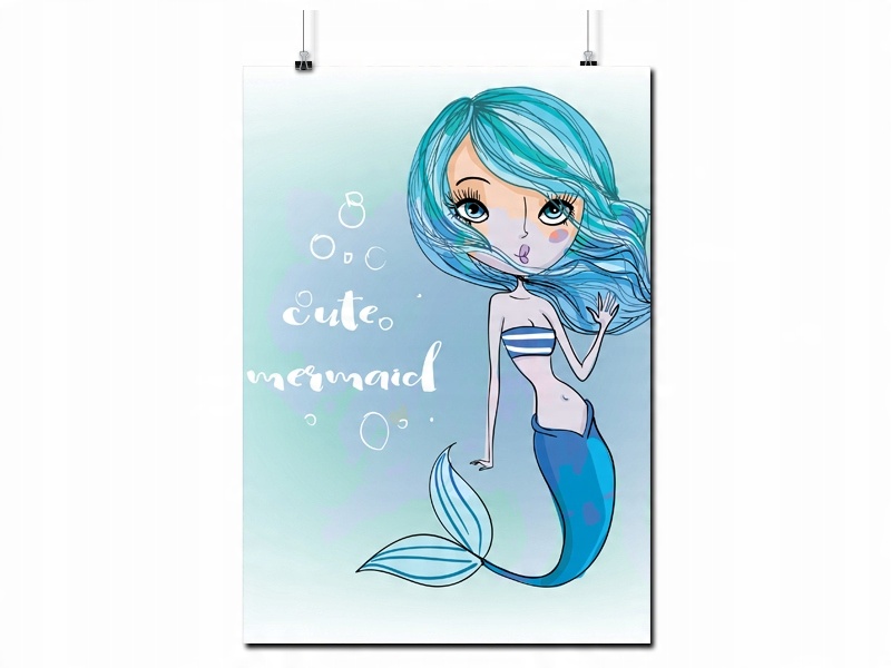 

Plakat Syrena Syrenki Łuski 50x70CM Mat 45 Wzorów