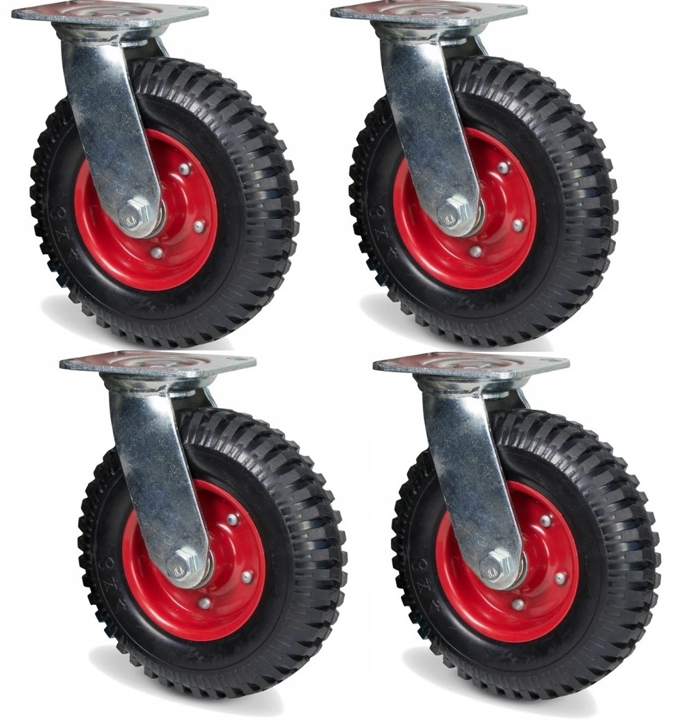 Plná kola 4 s deska fi 160 kolo pro vozík 600 Kg