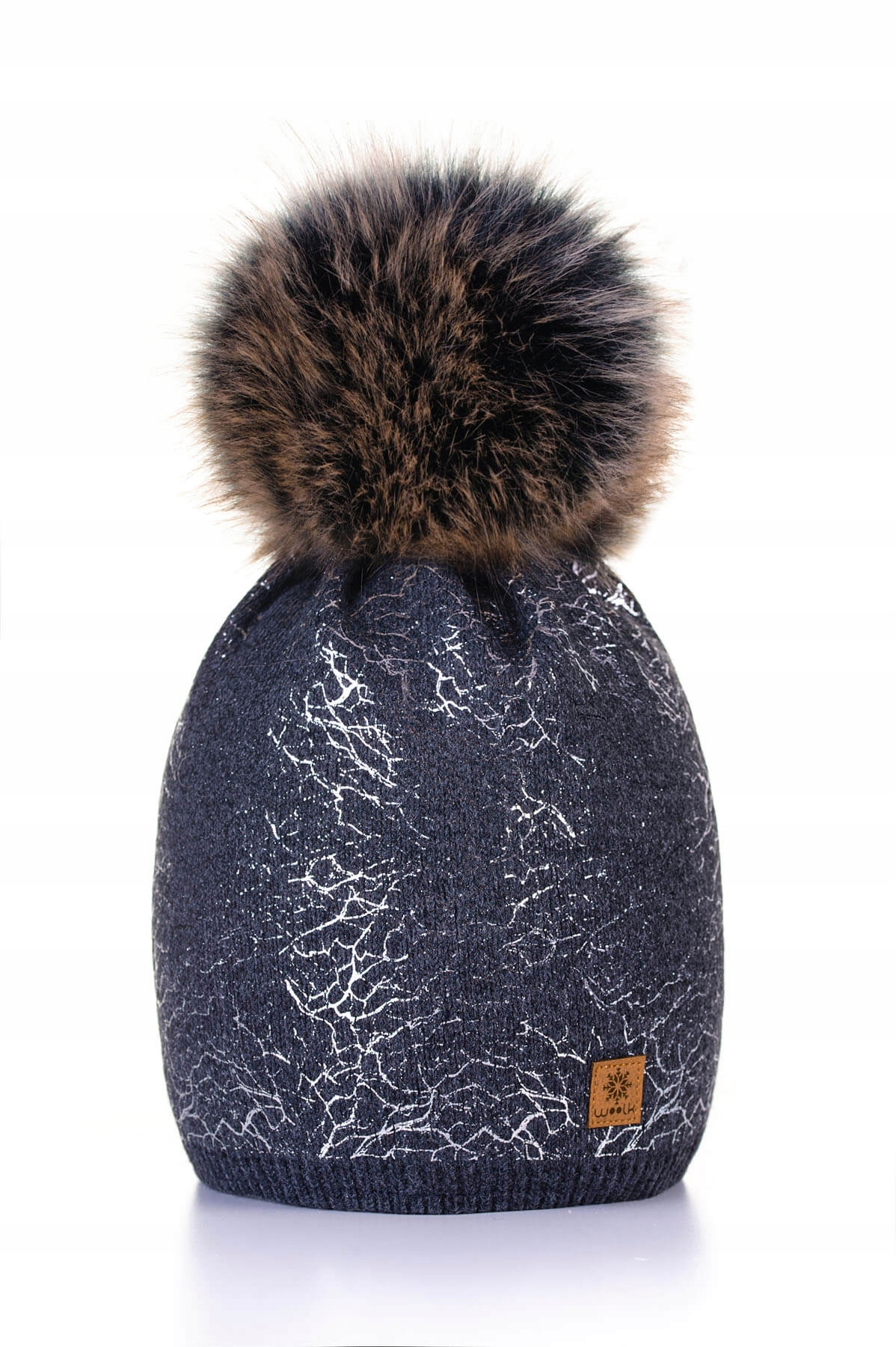 Czapka CARMEN + POMPON + DŻETY UNIWERSALNA OCIEPLA