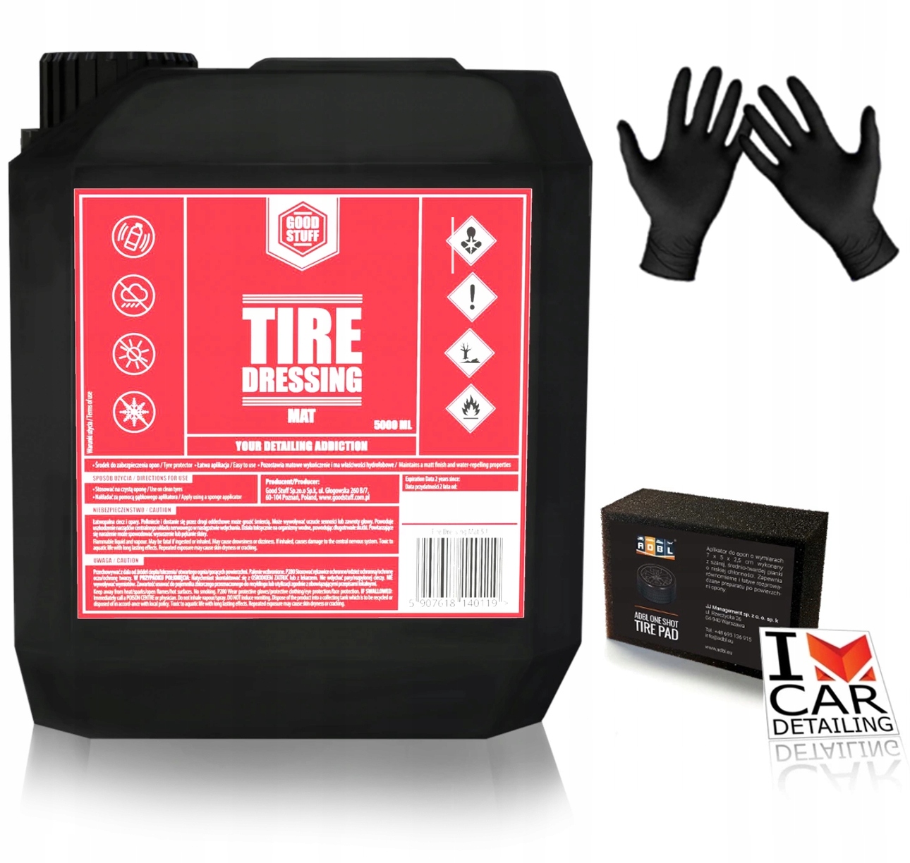 Good Stuff Tire Dressing Matowy do opon 5000 ml