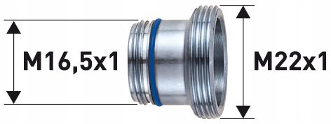Adaptér (adaptér) Neoperl pro výtok Cache Tt M16,5x1 /M22x1