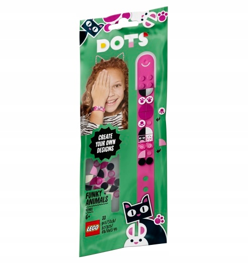 LEGO 41901 DOTS - BRANSOLETKA STYLOWE ZWIERZAKI