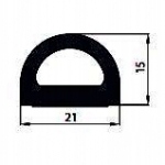 USZCZELKA SAMOPRZYLEPNA CZARNA DRZWI 21x15 Marka Stomil Sanok