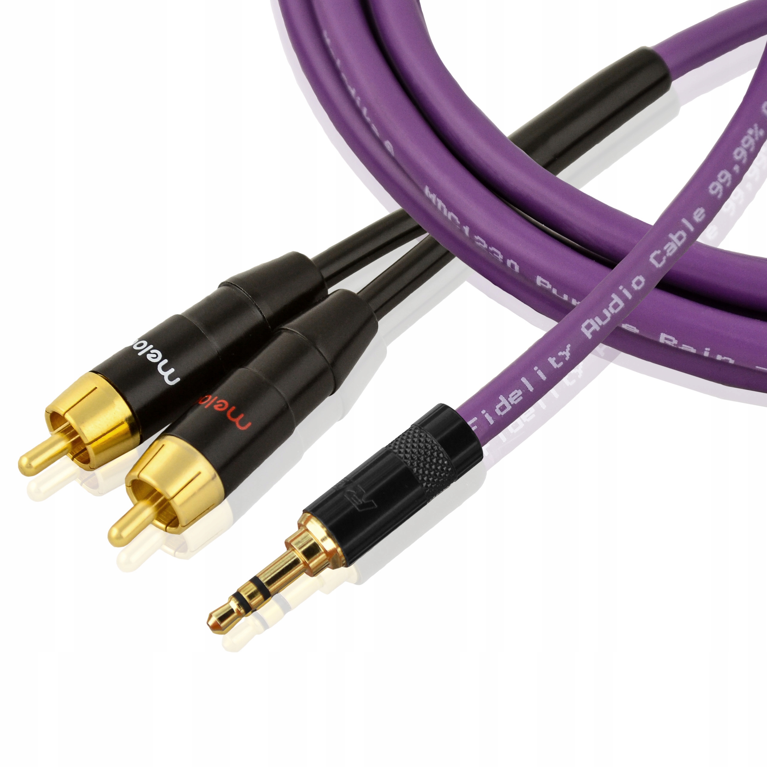 

Przewód Jack 3.5 - 2RCA Kabel Melodika Cinch 0,5m