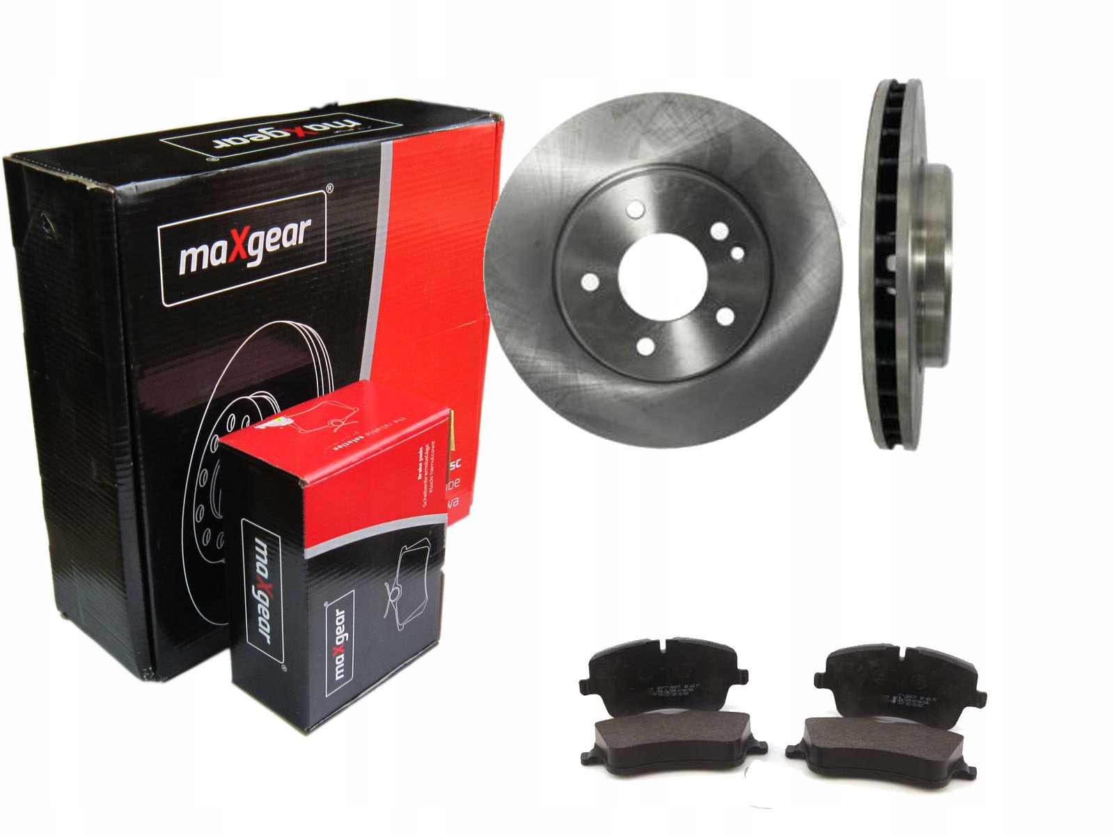 

Tarcze Klocki Maxgear Przód Mercedes C W203 C209