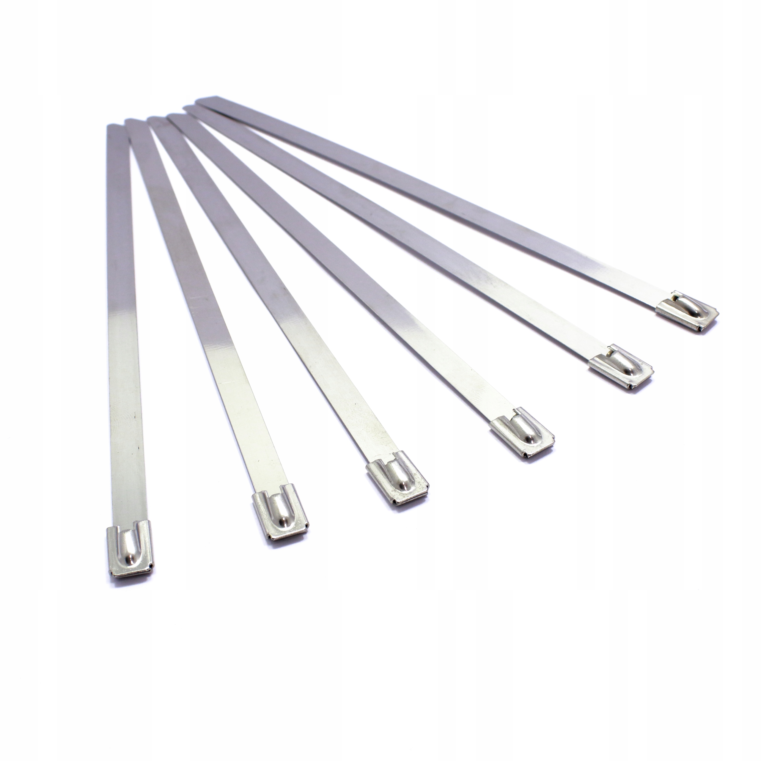 OPASKA STALOWA ZACISKOWA 300X7.9 METALOWA 100 SZT Materiał stal nierdzewna