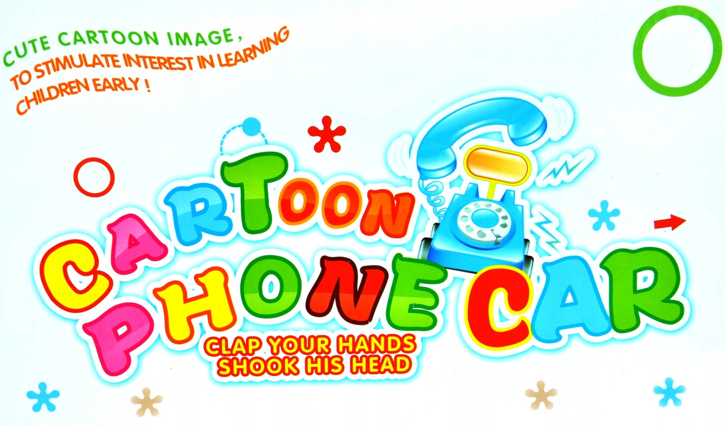 ZABAWKA TELEFONIK TELEFON JEŹDZI RUCHOMA TARCZA Marka bez marki