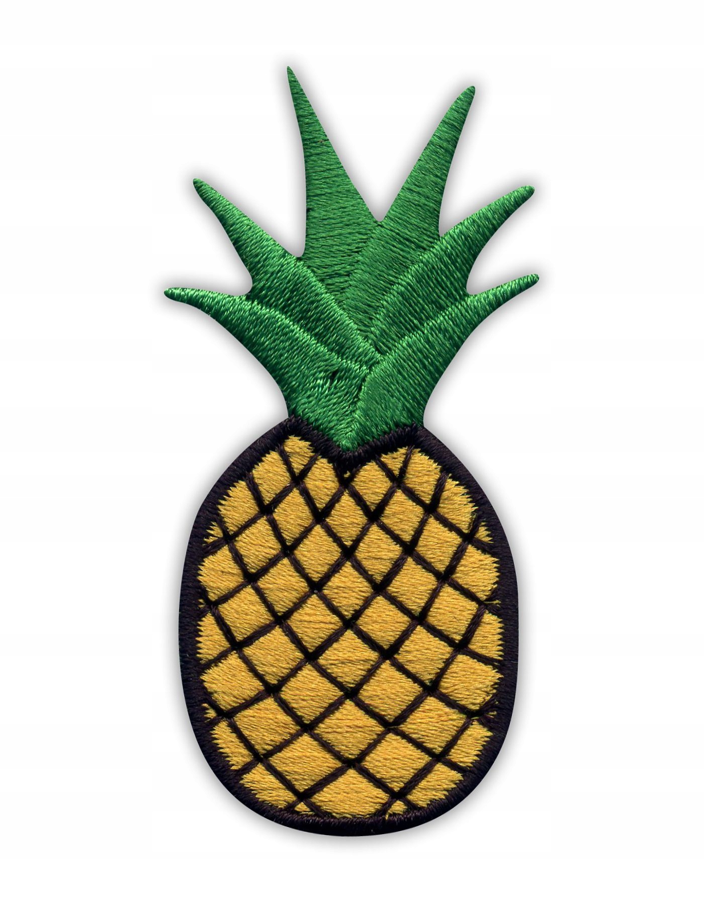 

Naszywka - Ananas, Pineapple, owoc, haft
