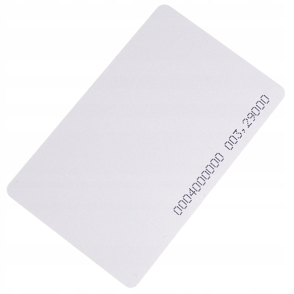 Karta Zbliżeniowa Transponder Rfid 125kHz Hq Biała
