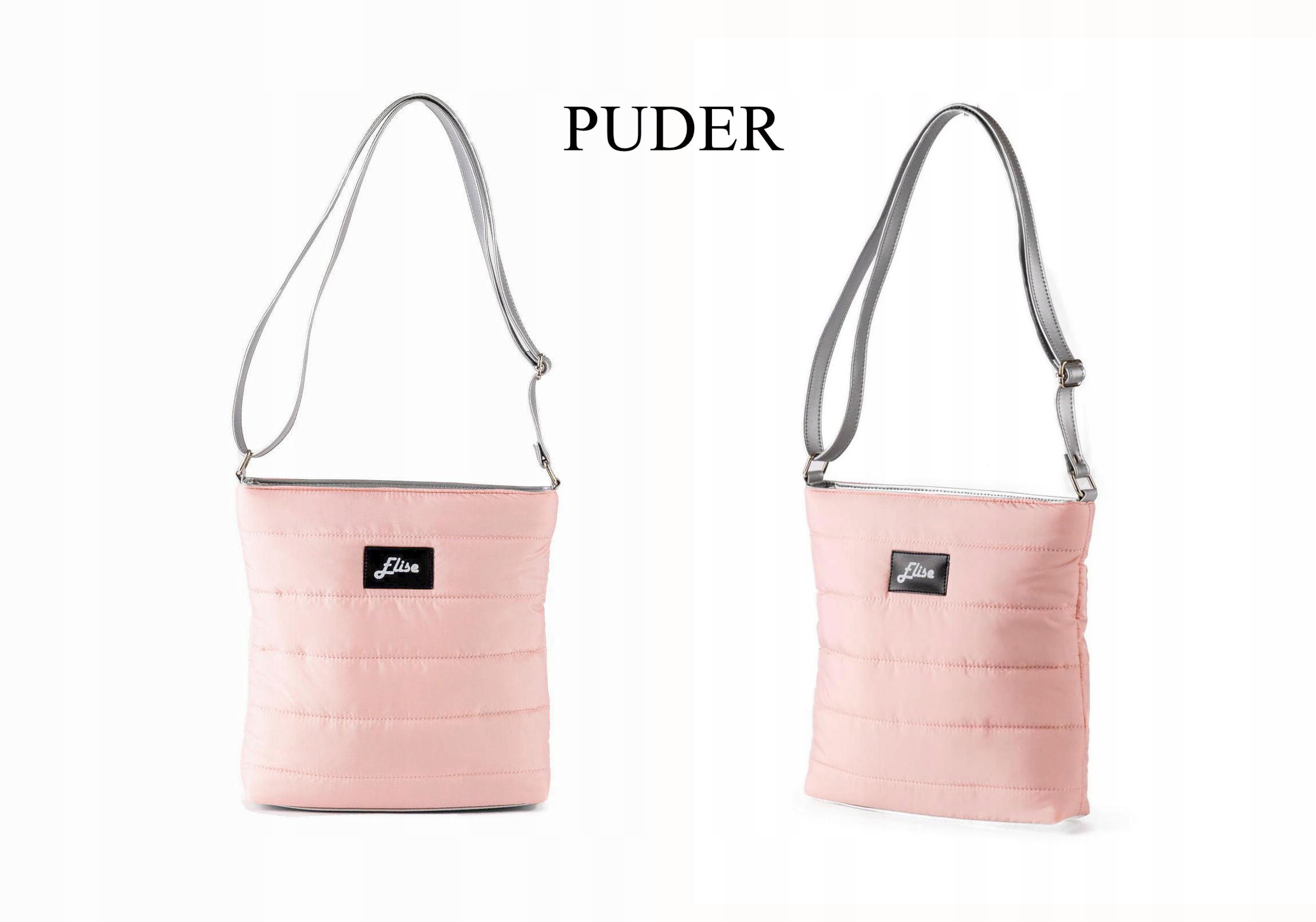 TOREBKA LISTONOSZKA PIKOWANA E28 DUŻO KOLORÓW Wzór dominujący bez wzoru