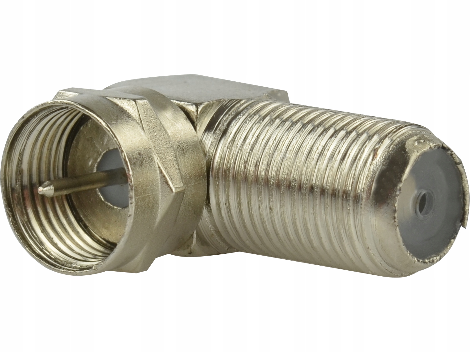 

Przejście kątowe gniazdo F wtyk F złącze Tv Sat