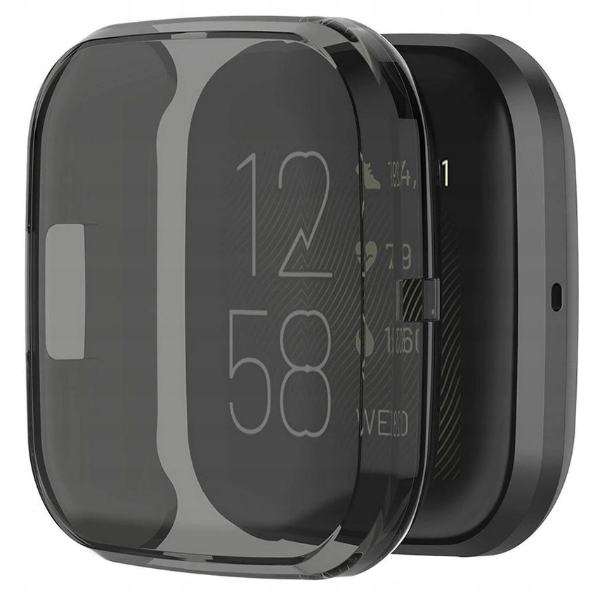Etui Silikonowe / 2w1 Przód Boki / FitBit VERSA 2