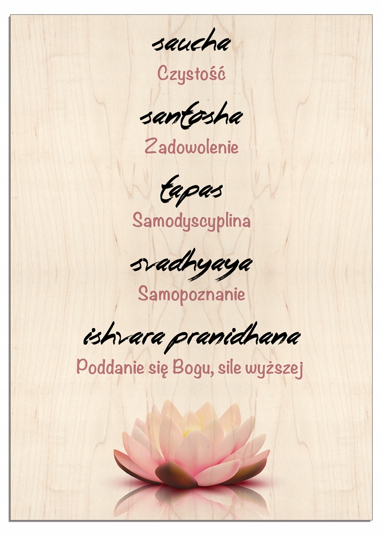 

Obraz 40x56 Yoga prezent na drewnie joga