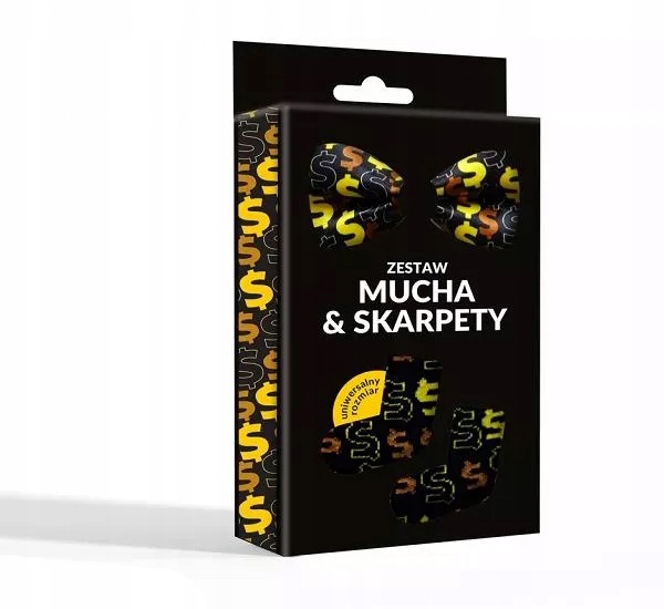 

Muszka i Skarpetki bawełniane prezent dla Mężczyzn