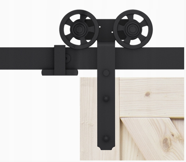 System przesuwny loki Koła Ażur barn door rustical Marka Mantion