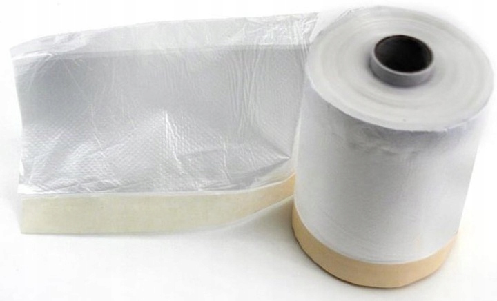 

Taśma Malarska Z Folią Taśmy Folia 110 CM X 33 M