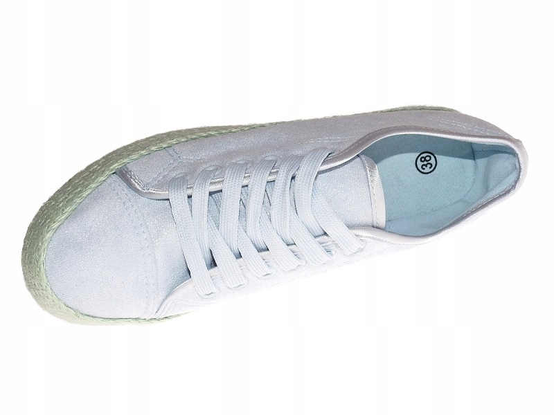 DAMSKIE TRAMPKI PLATFORMA R-365 Blue r.38 Wzór dominujący inny wzór