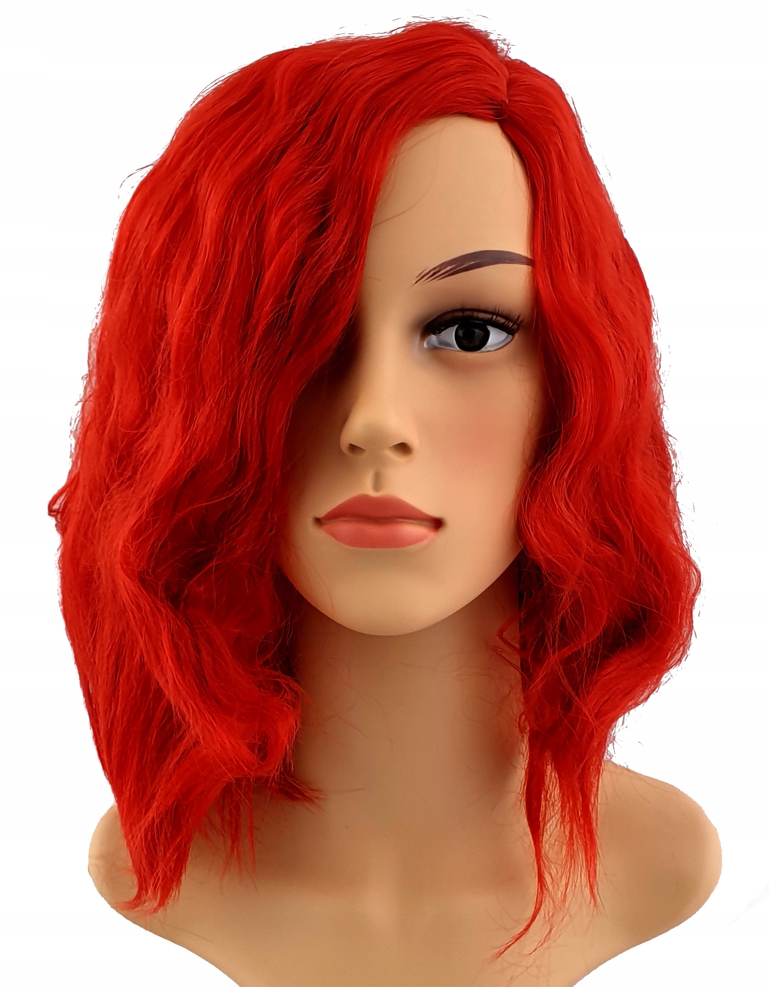 

Peruka Cosplay 40 CM Bob Glam Rock Ciemny Czerwony