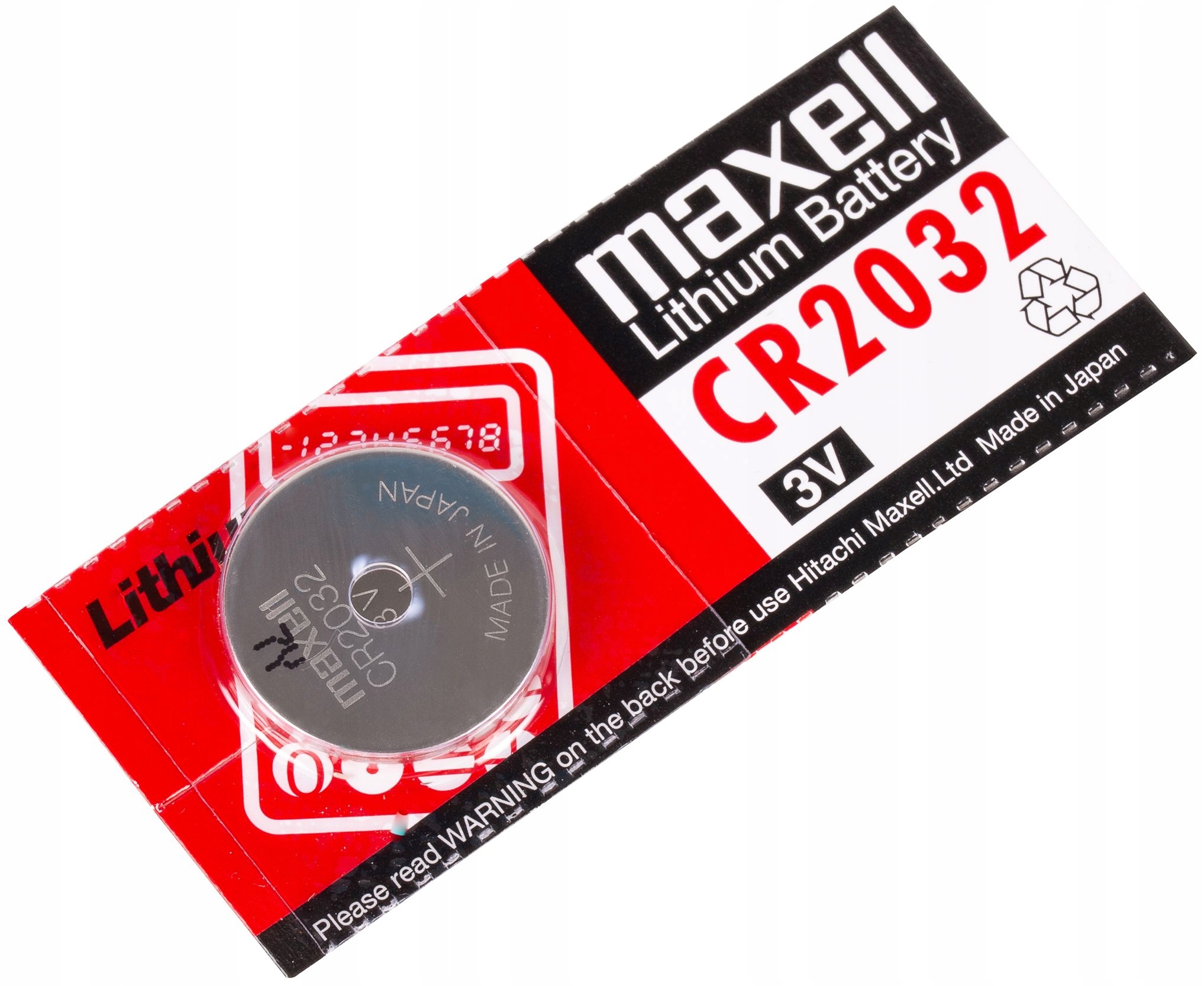 

Bateria Litowa Cr 2032 Maxell CR2032 3V