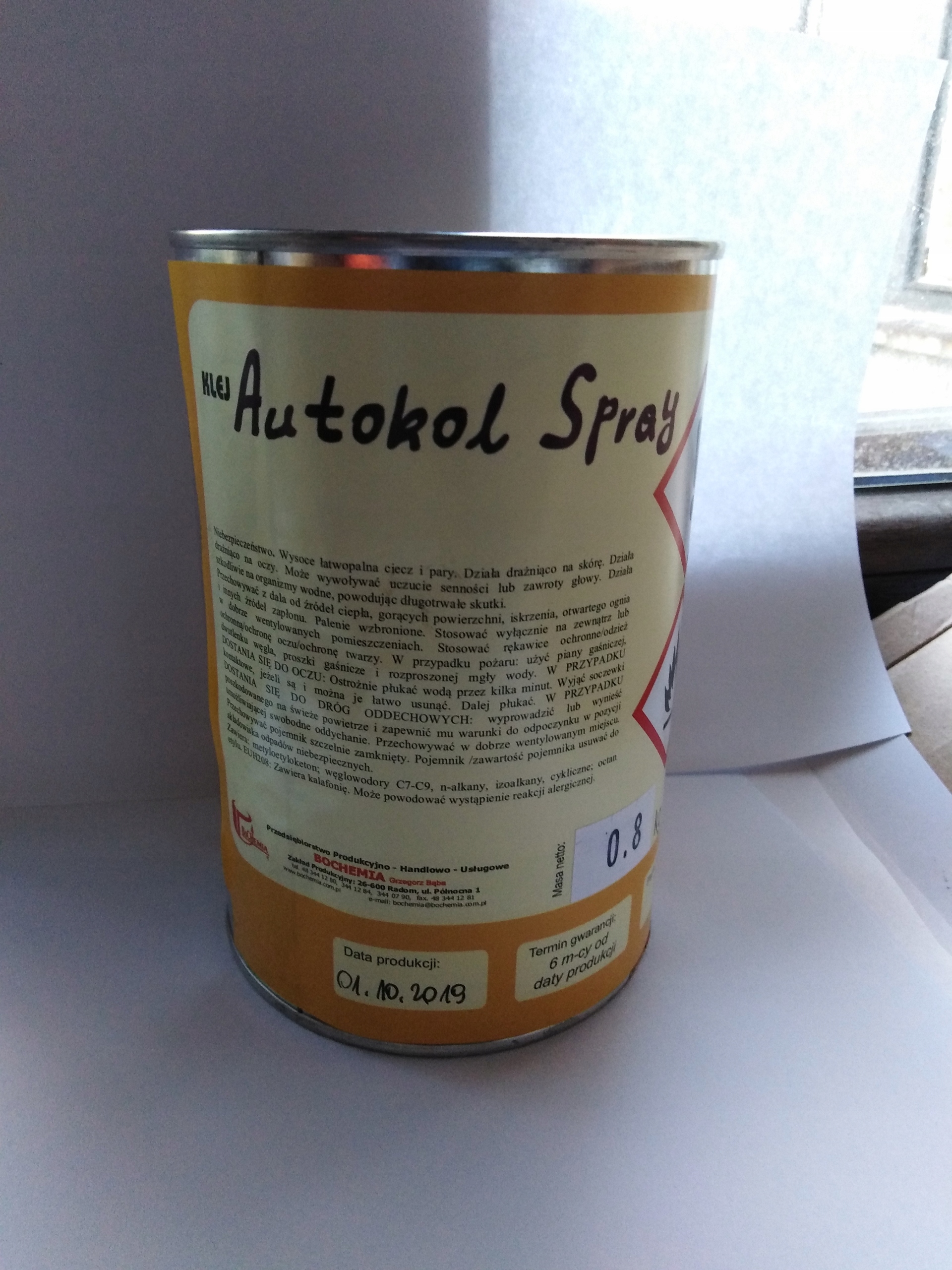 

Klej tapicerski autokol Autocol Spray podsufitki