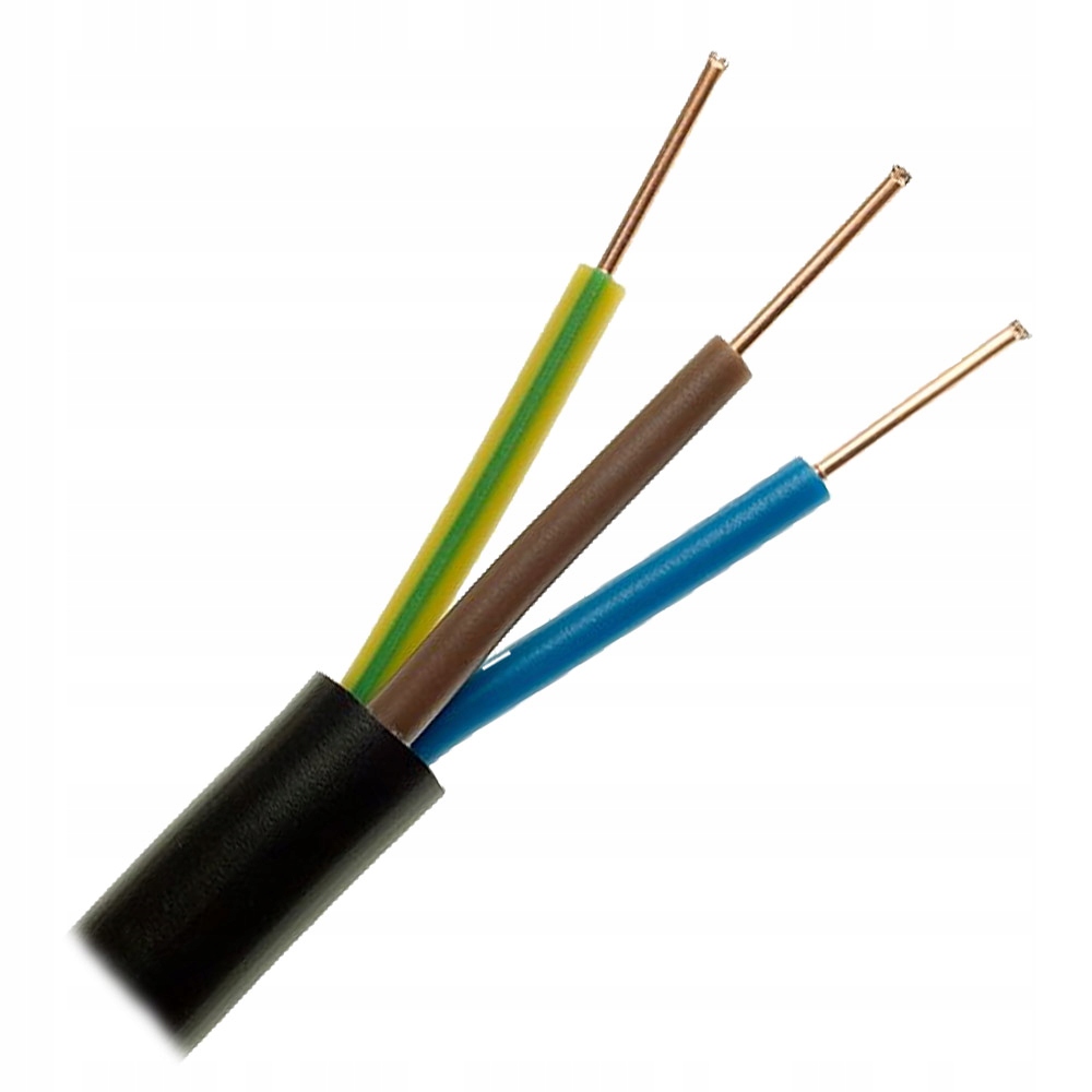 

Przewód Kabel Energetyczny Yky 3x1,5mm 0,6/1kV 1mb