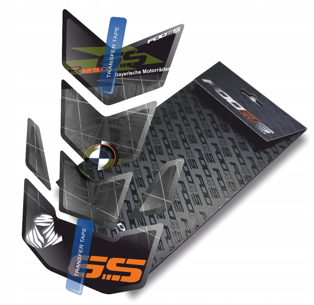 Tank-pad od firmy Fooqs pro Bmw R-1250 Gs Černý Zelený