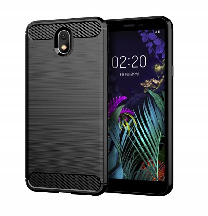 

Etui Carbon karbon do Lg K30 2019 nakładka + szkło