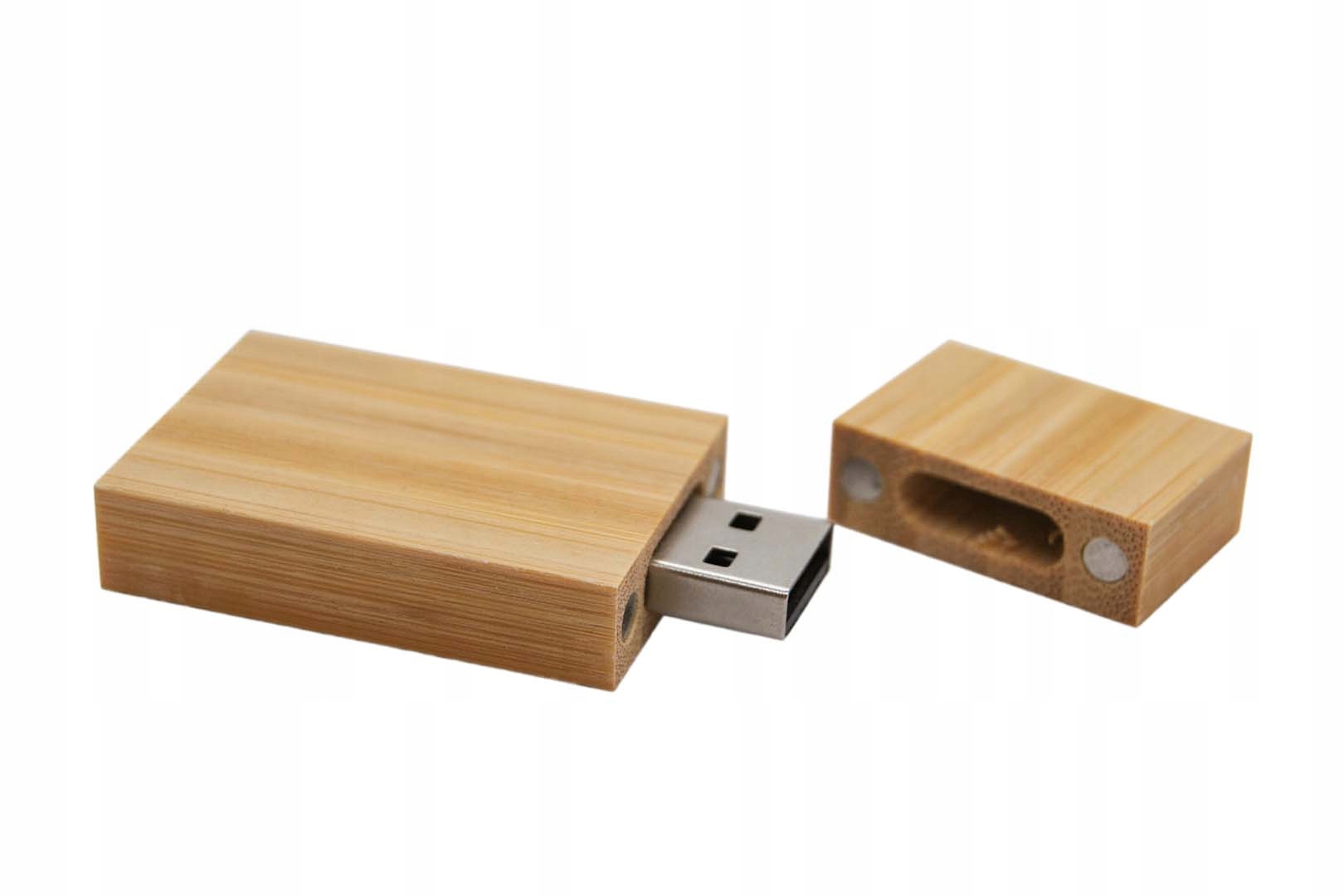 Pendrive Drewniany 16 GB USB 3.0 z pudełkiem jasny Kolor brązowy