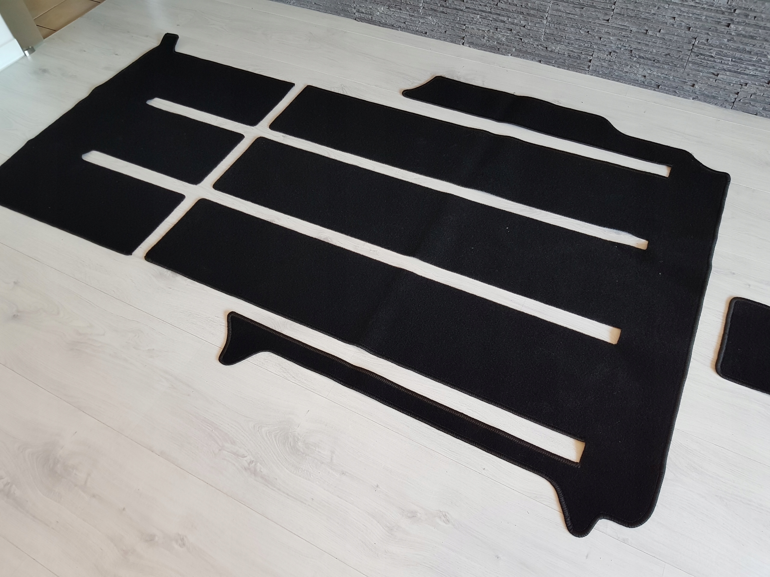 Dywaniki Welurowe VW VOLKSWAGEN T5 T6 MULTIVAN TYL Multi Element Set Sets