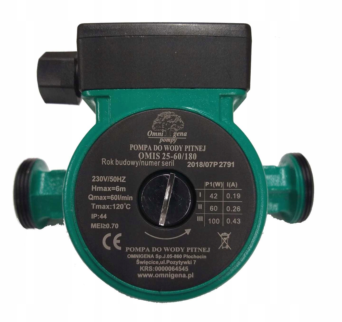 

Pompa Co Omnigena Omis 25-60/180 po061