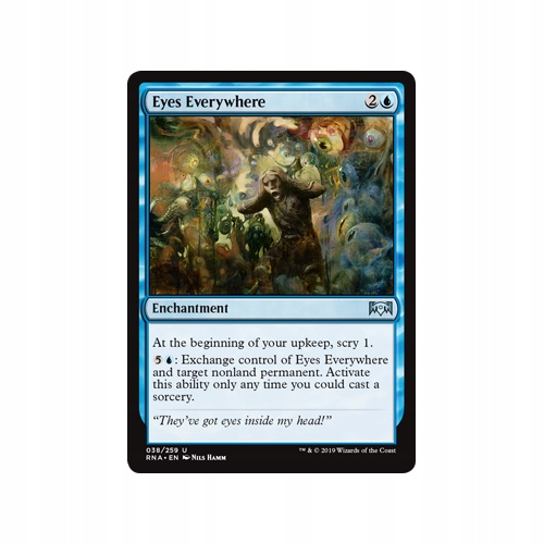 Mtg 4x Eyes Everywhere (Uncommon)