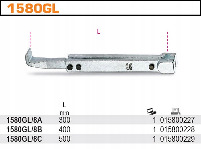 RAMIĘ DO ŚCIĄGACZA 1580/8l BETA 1580GL/8B Marka Beta