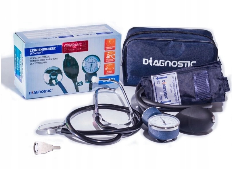 

Ciśnieniomierz Zegarowy Diagnostic DA201+STETOSKOP