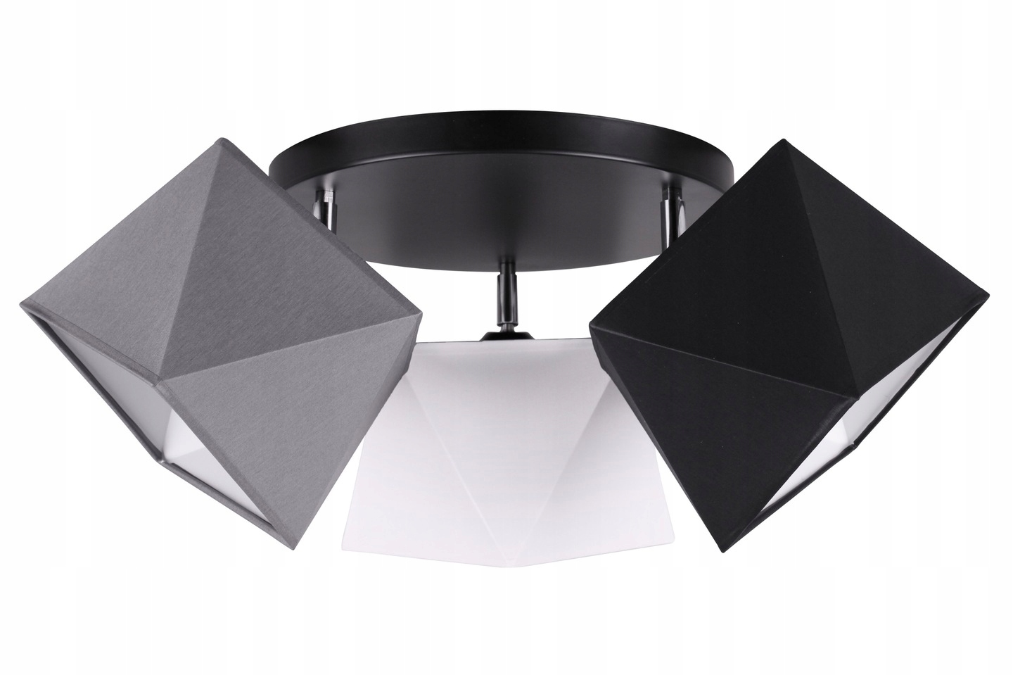 LAMPA WISZĄCA SUFITOWA PLAFON ŻYRANDOL DIAMENT LED Liczba punktów światła 3