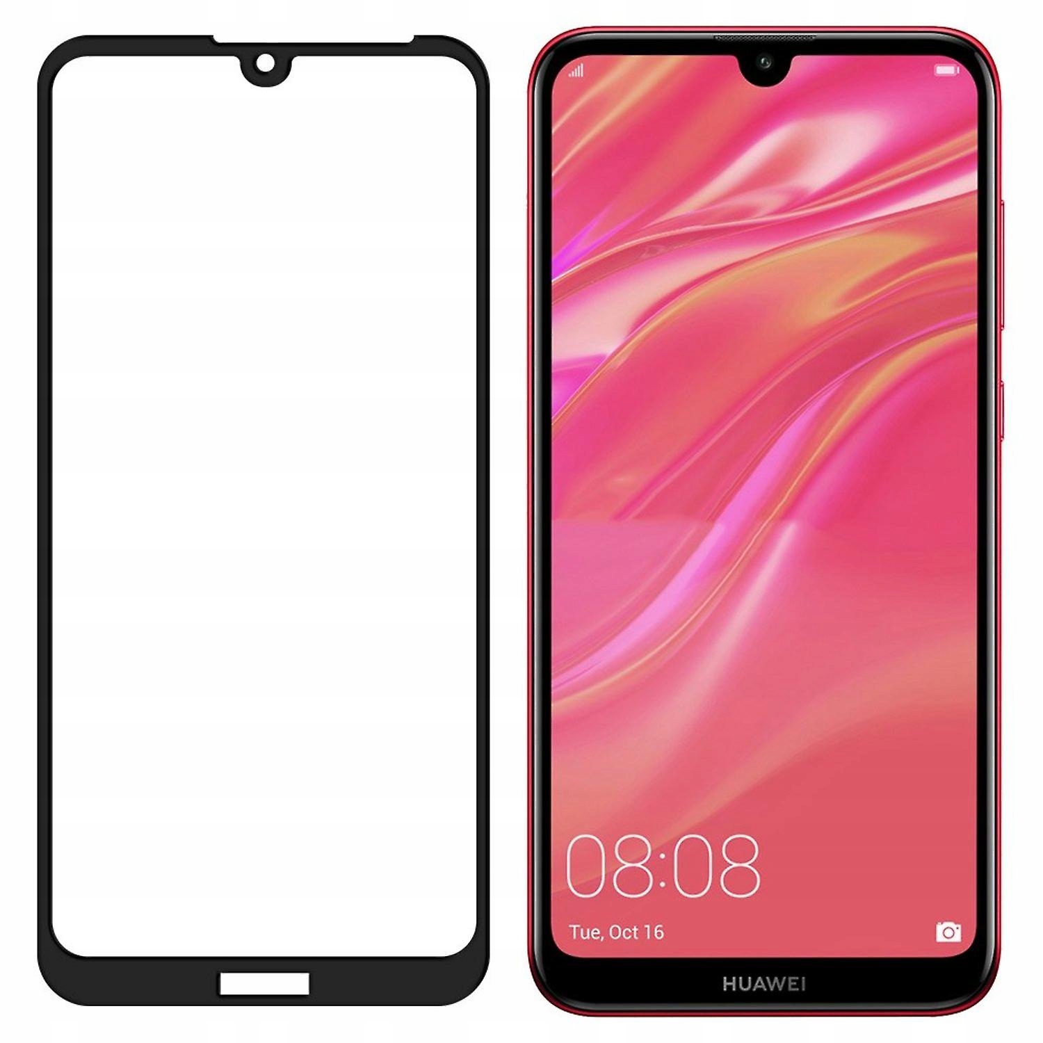 

Szkło Hartowane Huawei Y6 2019 Full Glue