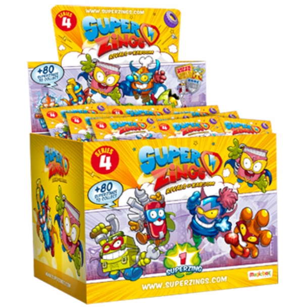SUPER ZINGS 4 SASZETKA Z FIGURKA + SPIS BOHATEROW Seria 4