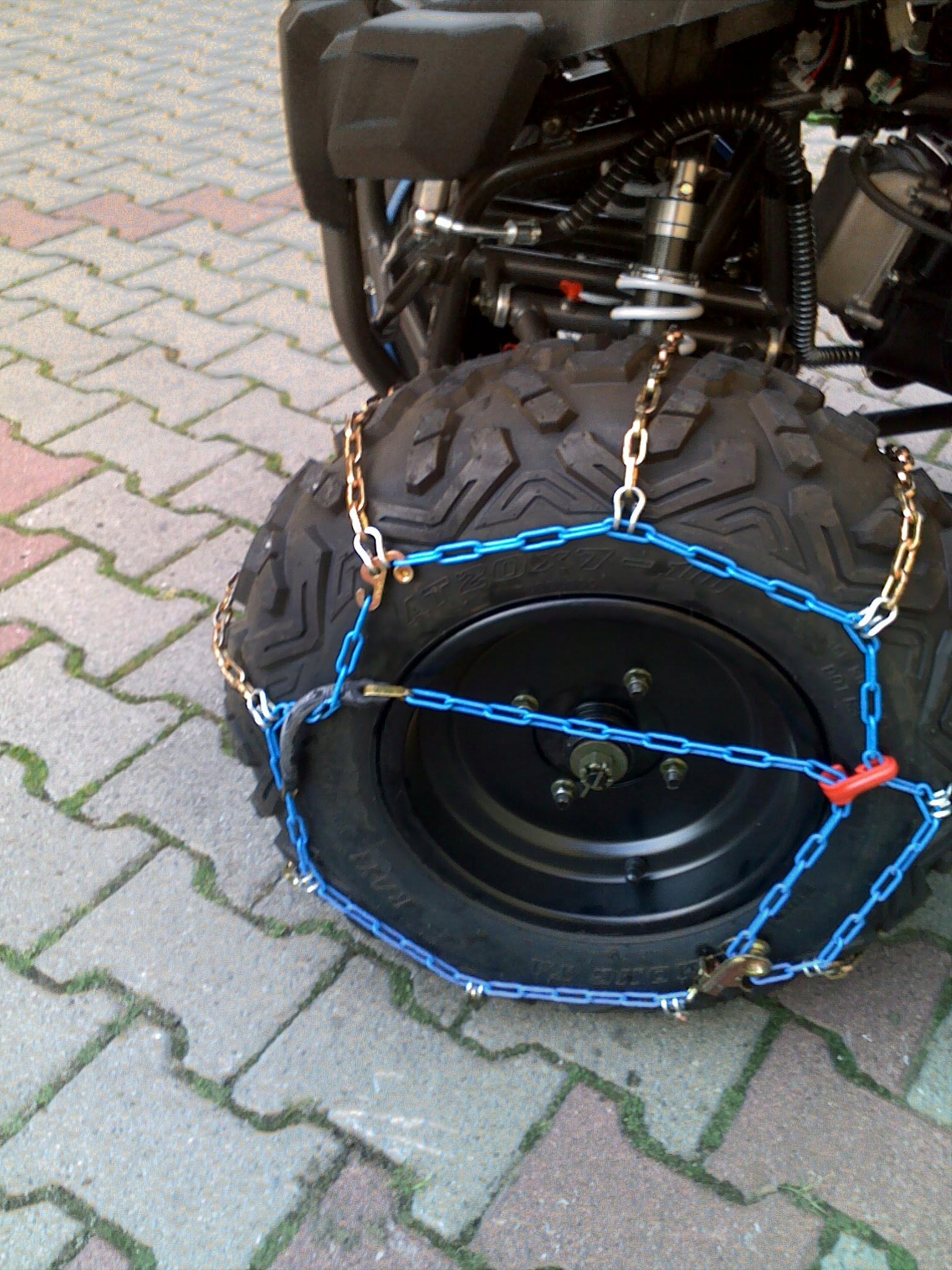 Ланцюги протиковзання quad колесо 20x7-10 Повний комплект