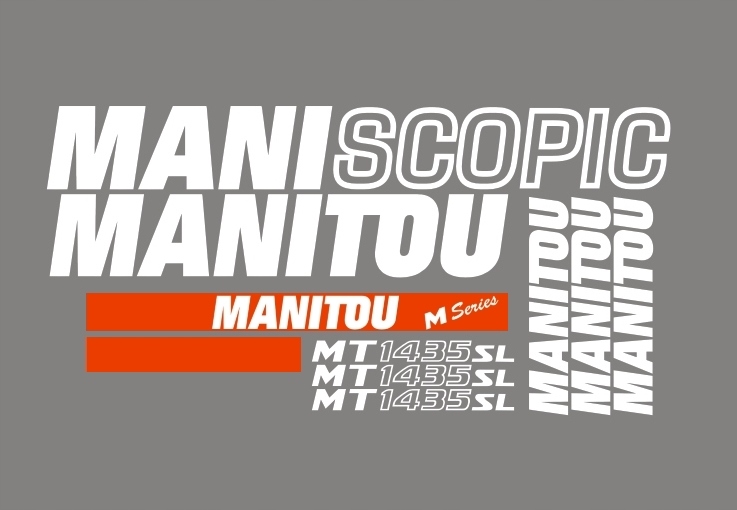 Samolepky samolepka Manitou Mt 1435 Sl
