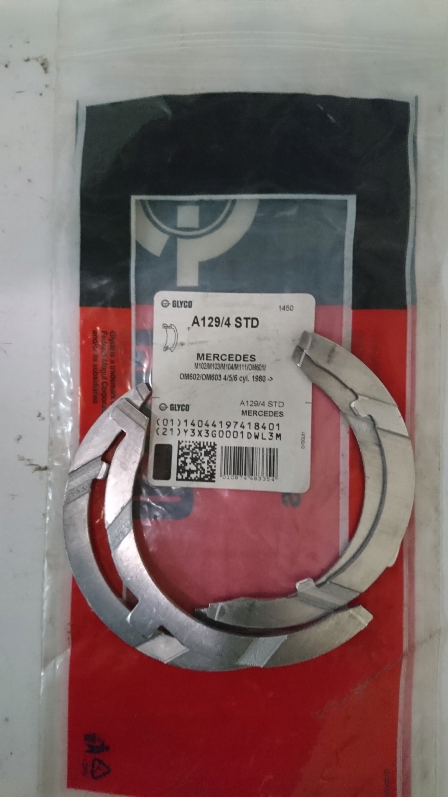 Pierścień wału korbowego Mercedes 6010300062