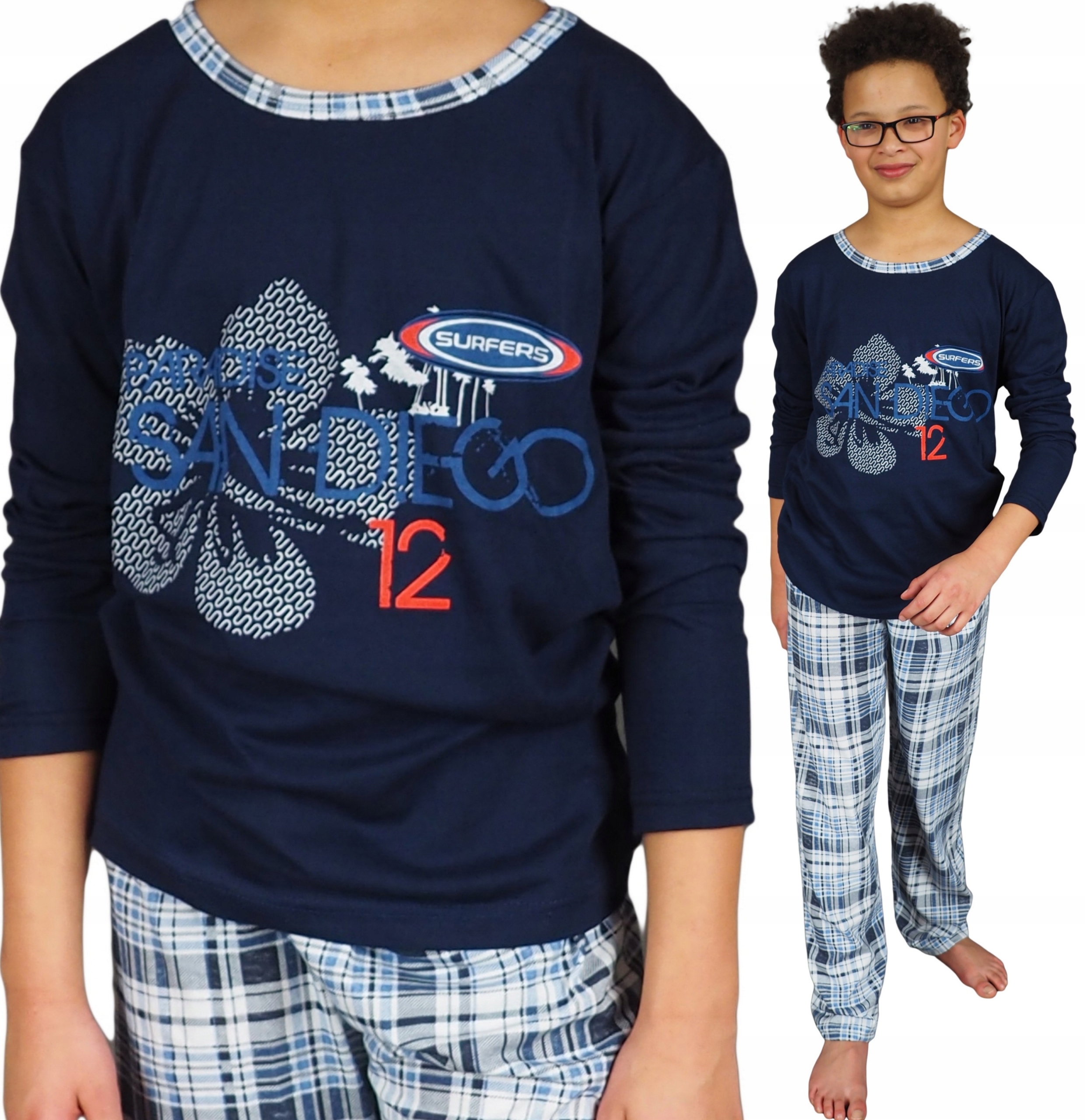

Piżama Młodzieżowa 176/182 (XXL) bawełna Chłopak