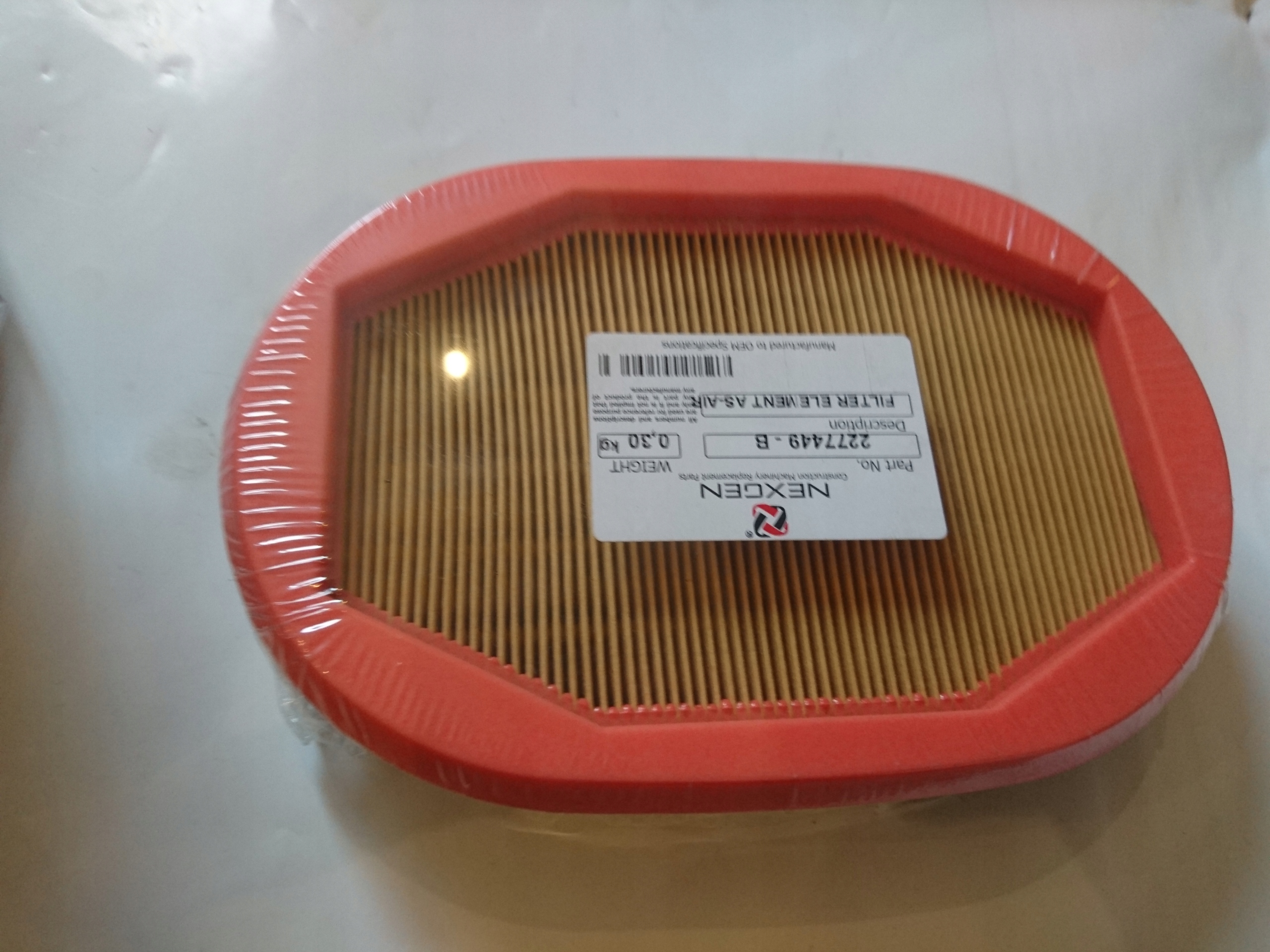 FILTR POWIETRZA KOMPLET CAT 2277448 2277449 Part manufacturer NexGen