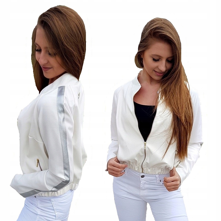 

Kurtka Polska Bomber Jacket Eko Skóra + Bawełna