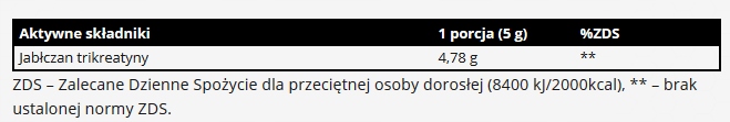 TCM Real Pharm 500g Jabłczan Kreatyny Siła Masa Regeneracja Mięśnie — 4