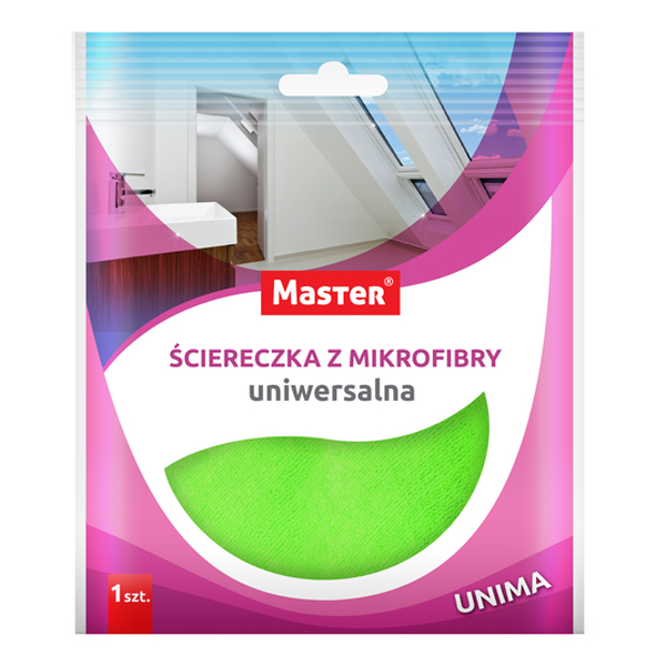 Utěrka z mikrovlákna (mikrofáze) Master v balení 1 ks ks