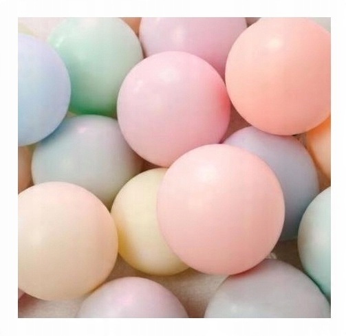 

Pastelowy róż biały i inne kolory. Balony pastel