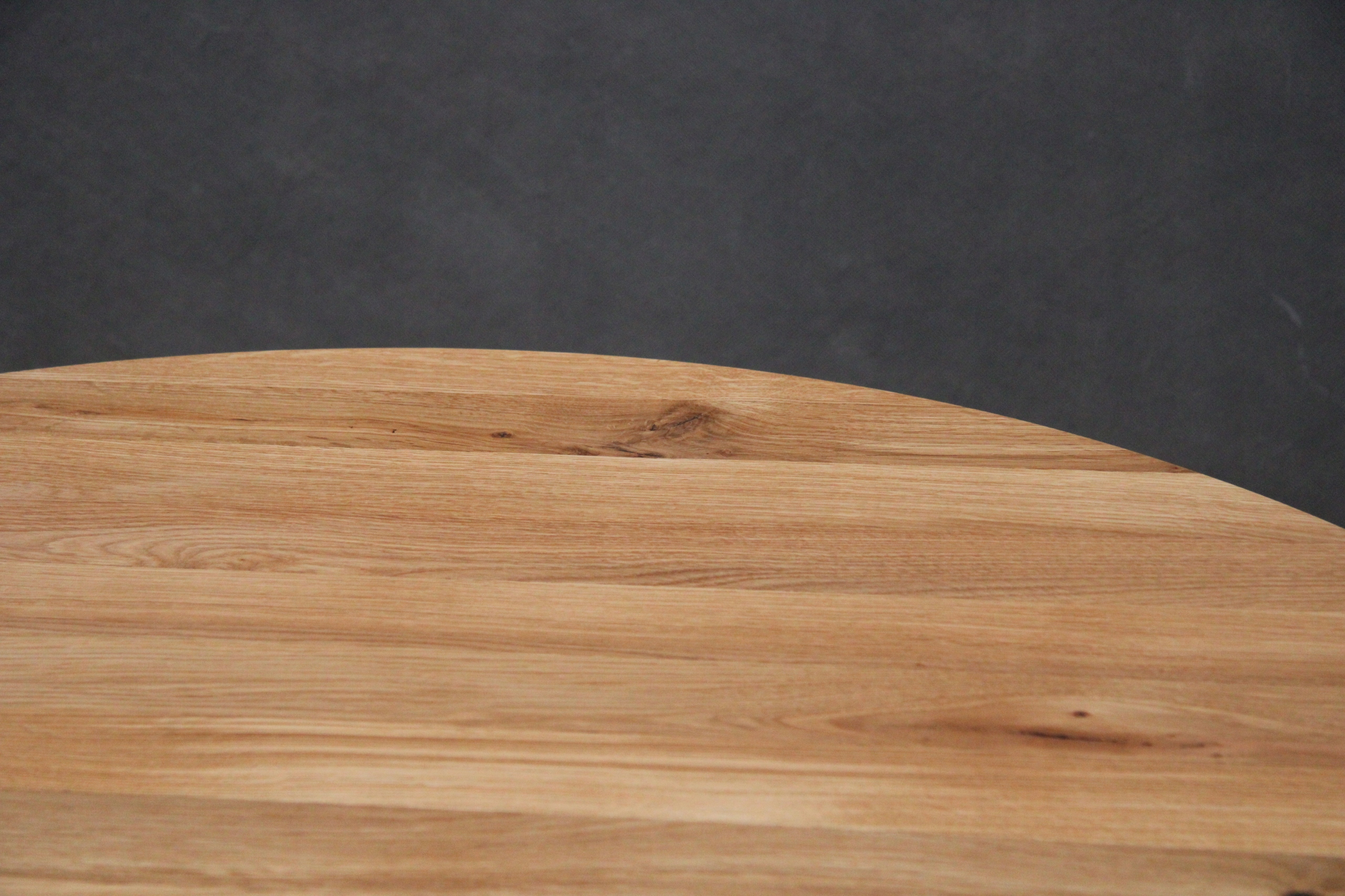 STÓŁ Drewniany Okrągły Skandynawski Dębowy 105 cm Dąb Lity Olejowany BGM24 Kolekcja DĄB MALMO STOCKHOLM BGM s.c.