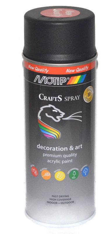 

Crafts Ral 9005 Czarny Mat Akryl Farba Spray 400ML